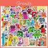 50pcs Numberblocks Stickers Waterproof Adhesive Reusable