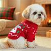Christmas Dog Clothes Teddy Dog Sweater Winter Outfit Small Medium Size Dog Puppy Clothes Autumn Winter Fur Coat for Dogs