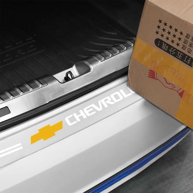 For Chevrolet Trax Sonic Cruze Malibu Tahoe Impala Equinox Suburban 1pcs Transparent Car Trunk Badge Protective Sticker Styling