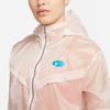 Nike Tkaná sportovní běžecká tréninková bunda s kapucí Dámské bundy Světle růžová DM7756-610