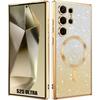 Protective Case - Samsung - Galaxy S25 Ultra - Silicone - Glittery Gold - Camera Protection
