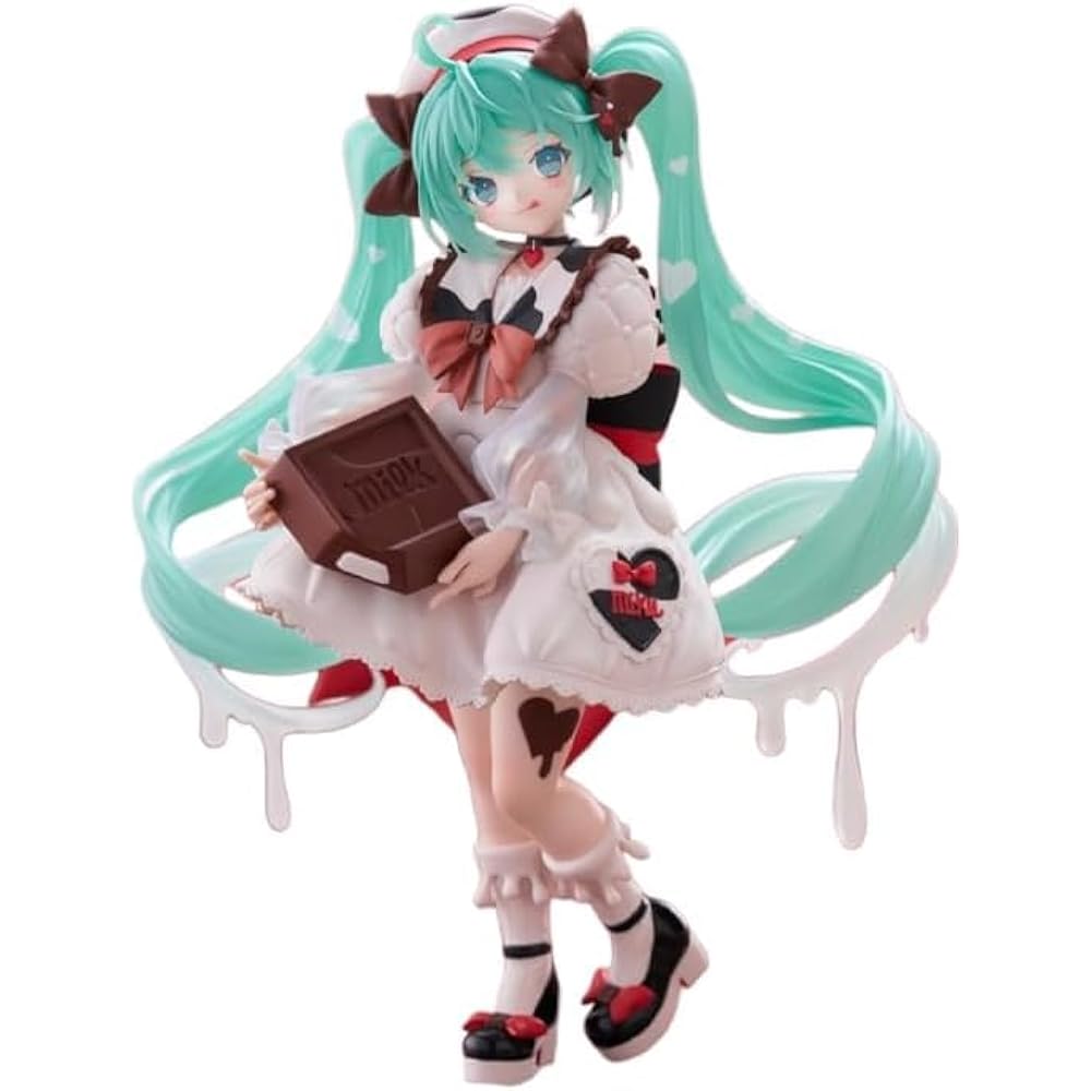 Trio-try-it Figure Hatsune*Miku x Tyrolean chocolate milk ver. figures