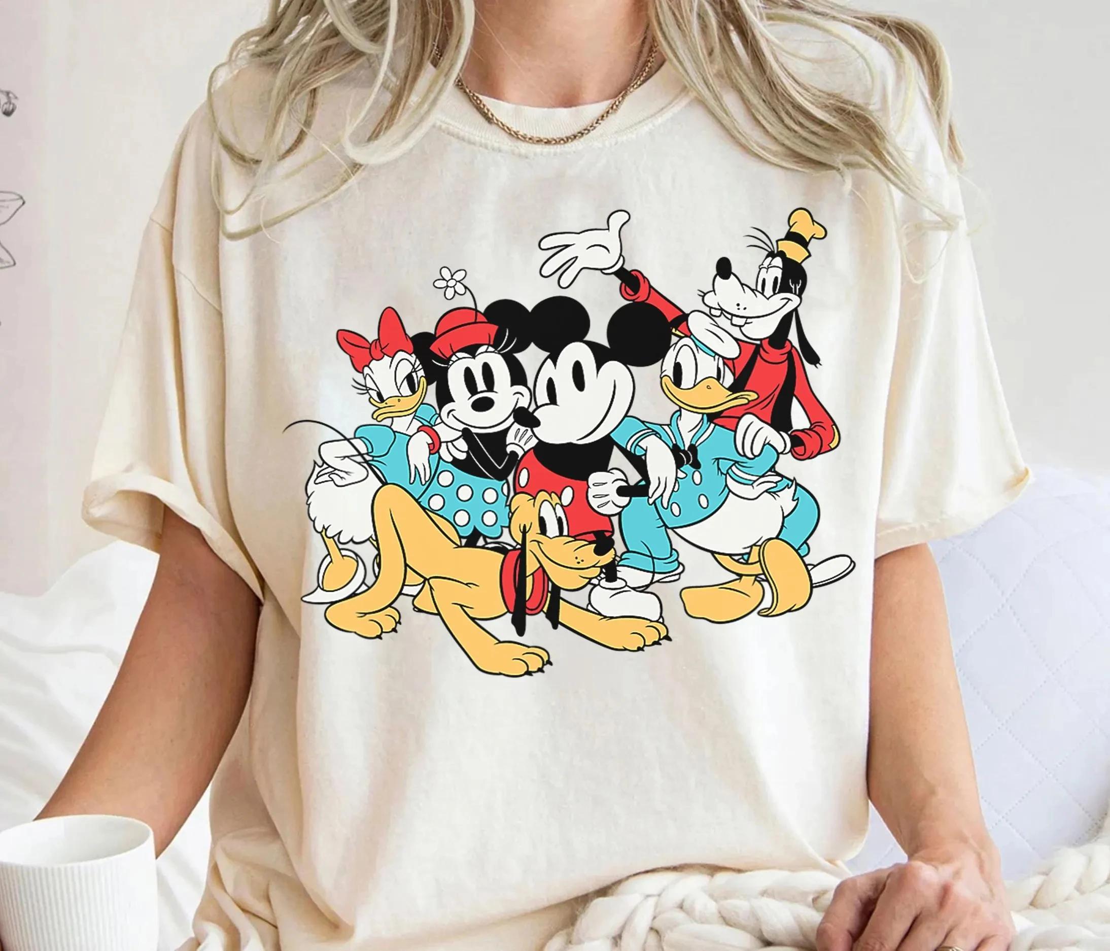 Mickey Mouse and Friends Group Charactersland Family Matching Shirt Magic Kingdom Tee Theme Park Shirt S