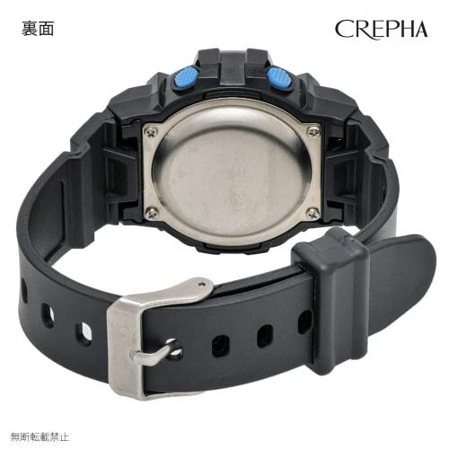 Klefer Men's Digital Watch, Waterproof, Stopwatch, Urethane Strap, Black, TE-D280-BKB