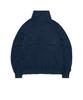 TUEWID Slouchy Half-Zip Up In Bleached Navy