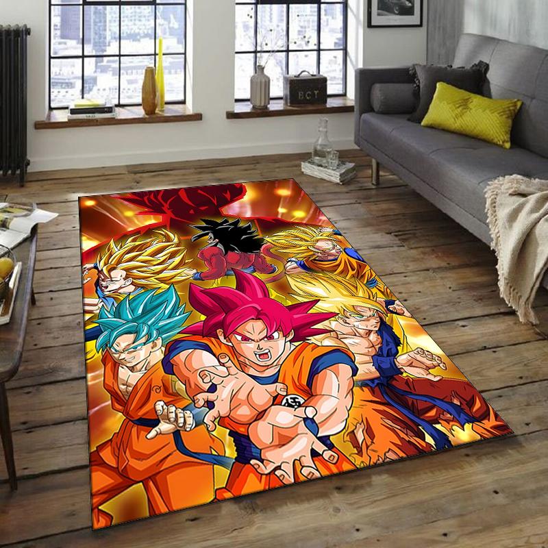 1pc Dragon Ball1 Design Area Rug - Non-Slip, Soft & Cozy Floor Mat for Living Room, Bedroom, Office - Indoor/Outdoor Decorative Carpet