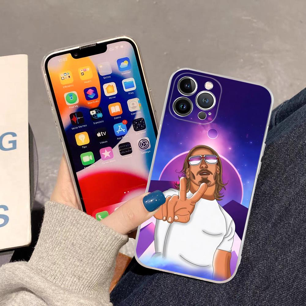P-PNL Q-QLF Rapper Handyhülle Für iPhone 16 15 14 11 12 13 Mini Pro XS Max Hülle 6 7 8 Plus X Funda Schale