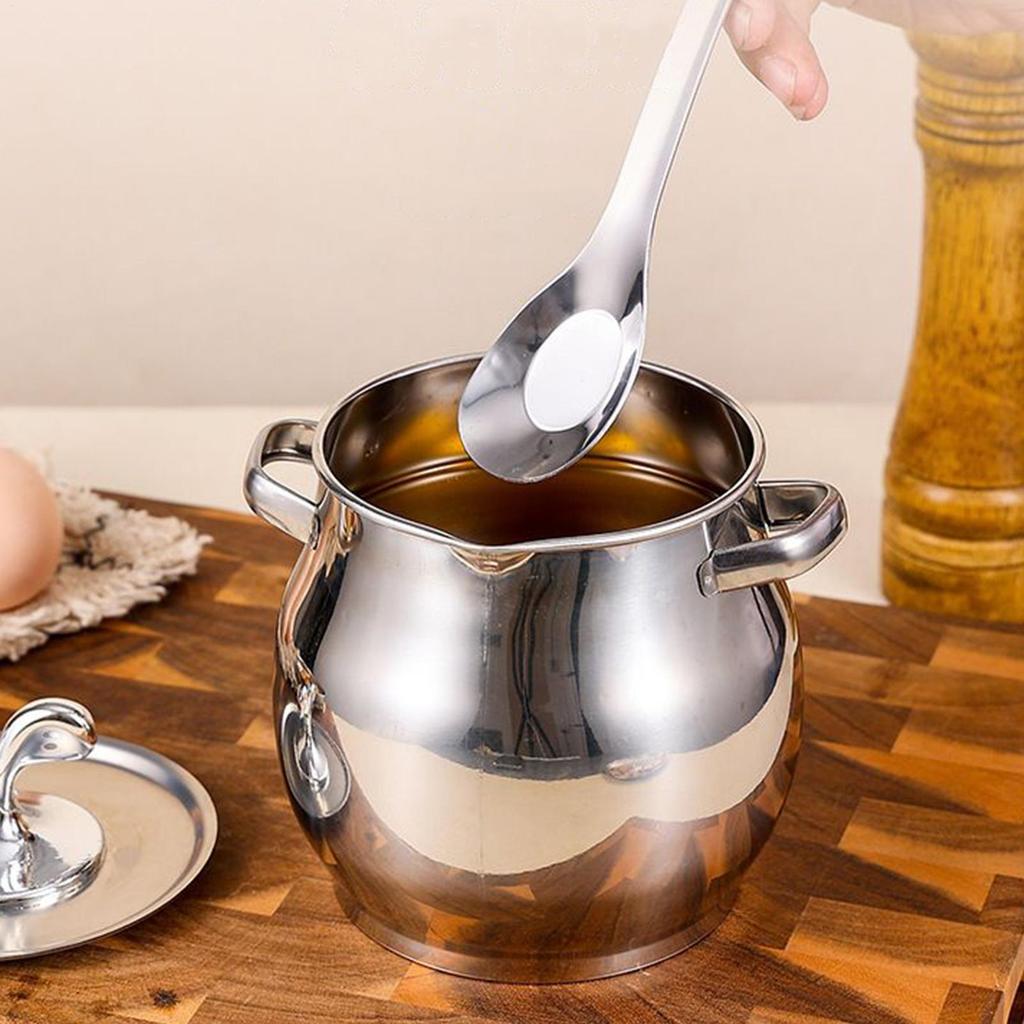 Bacon Grease Keeper Stainless Steel Container With Strainer & Spatula, Safe Storage For Cooking Oil, Keeps Countertop Clean