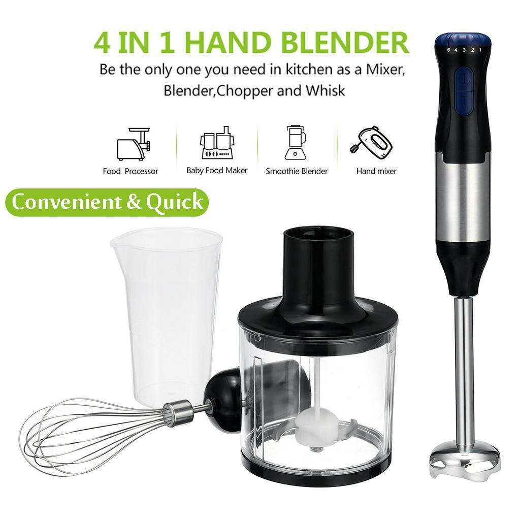

1000W 5Speeds 4IN1 Grinder Vegetable Juicer Egg Mixer Grinder For Home Kitchen Auto Meat Mixer Handheld Blender Electric Mixer