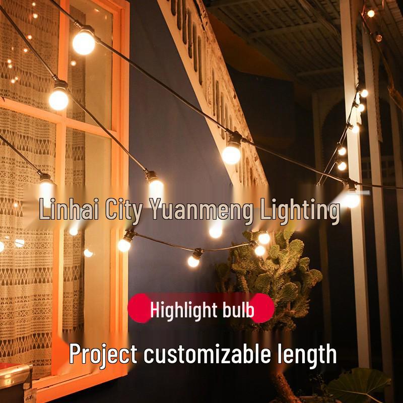 Outdoor Waterproof Solar LED G50 Bulb String Lights