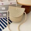 Új Little Fresh kézitáska francia szalma szőtt táska válltáska Sen sorozatú táska Pastoral Crossbody táska nyári táska