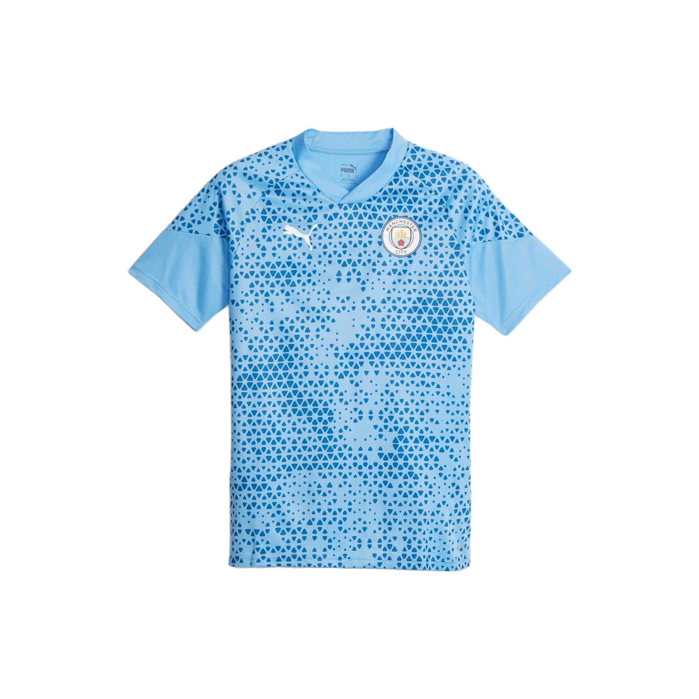 

New PUMA Manchester City Football Soccer Jersey Men s Lake Blue 772855-15 L