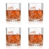 Whiskey Glasses Set of 4, Old Fashioned Glasses 10oz Crystal Glasses with Luxury Box for Scotch Bourbon Liquor Cocktail