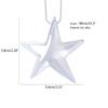 Y2K Hollow Five-pointed Star Pendant Necklace for Women Egirl Korean Fashion Punk Sweater Neck Chain Trend Jewelr