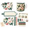 Creative Quilt Supplies for Teens Quilted Mug Cozy DIY Kit, Hummingbird Butterfly Flower Garden Sleeve Fabric Crafting Projects Sewing Craft