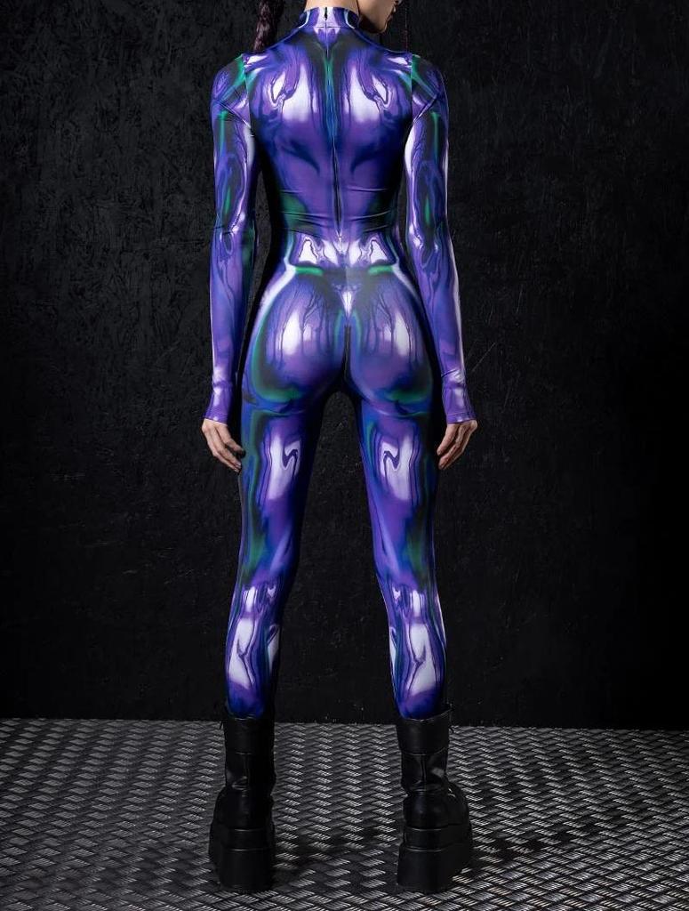 3D-Digitaldruck Bühnenkostüme für Erwachsene, Halloween-Events, Karneval, Mottoparty, Cosplay-Outfit, Pretend Game-Overall