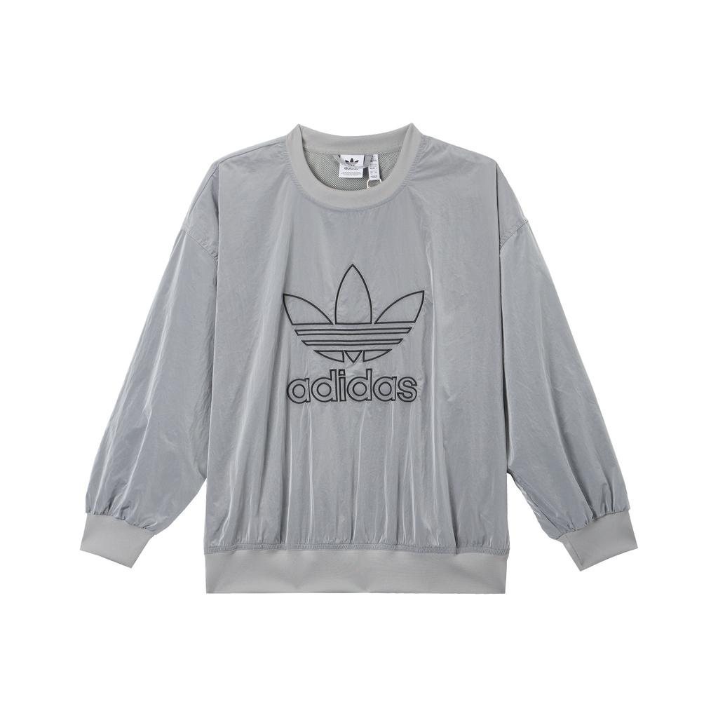 adidas Orijinaller SS25 Günlük Rahat Yumuşak Cilt Dostu Sweatshirt Kadın Sweatshirt Buz Grisi JD2588