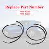 7555252190 7555152210 Vehicle Roof Trim Precisely Crafted Roof Edge Guard 1 Pair