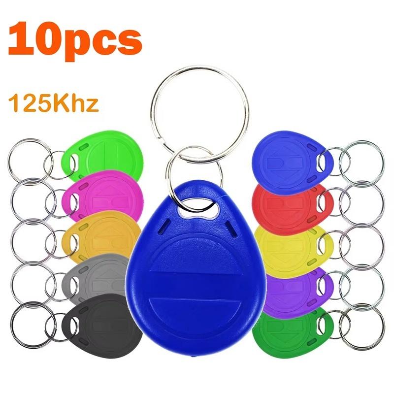 20pcs 125KHz Read-Only RFID TK4100 EM4100 Smart Proximity Keyfobs Smart Secure Door Entry Access Control ID Keychain Token Tag
