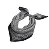 53cm 100% Silk Men's Luxury Printed Decorated Small Square Scarf Foulard Hijabs For Men