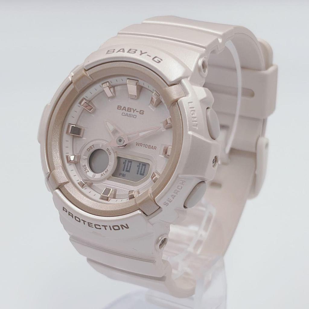 Used BABY-G CASIO Baby G Casio Watch BGA-280BA-4AJ F Pink Beige Ladies
