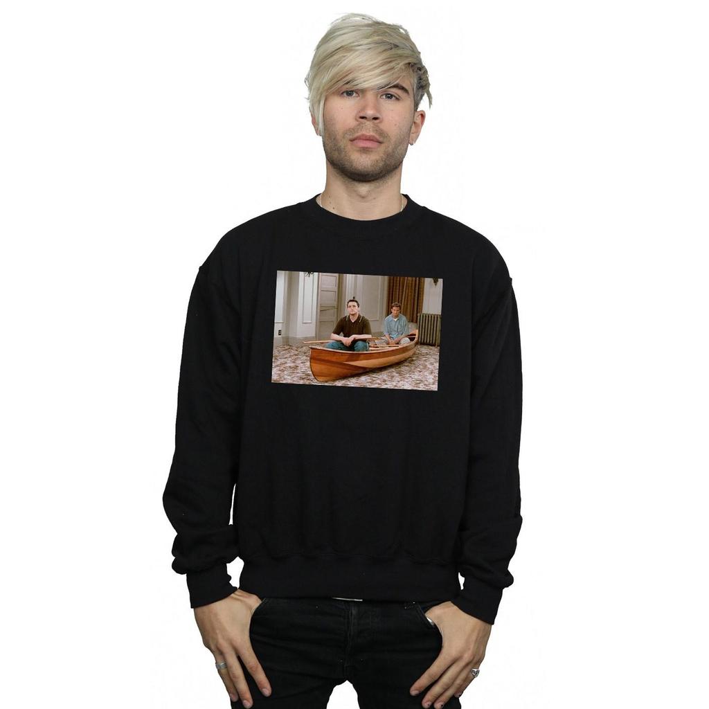 Friends Mens Boat Photo Sweatshirt