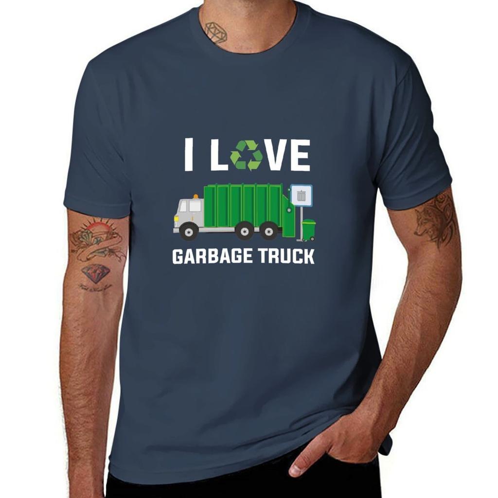I Love Garbage Truck Shirt Cool Little Junk Lover Tshirt High Quality Durable Tshirt
