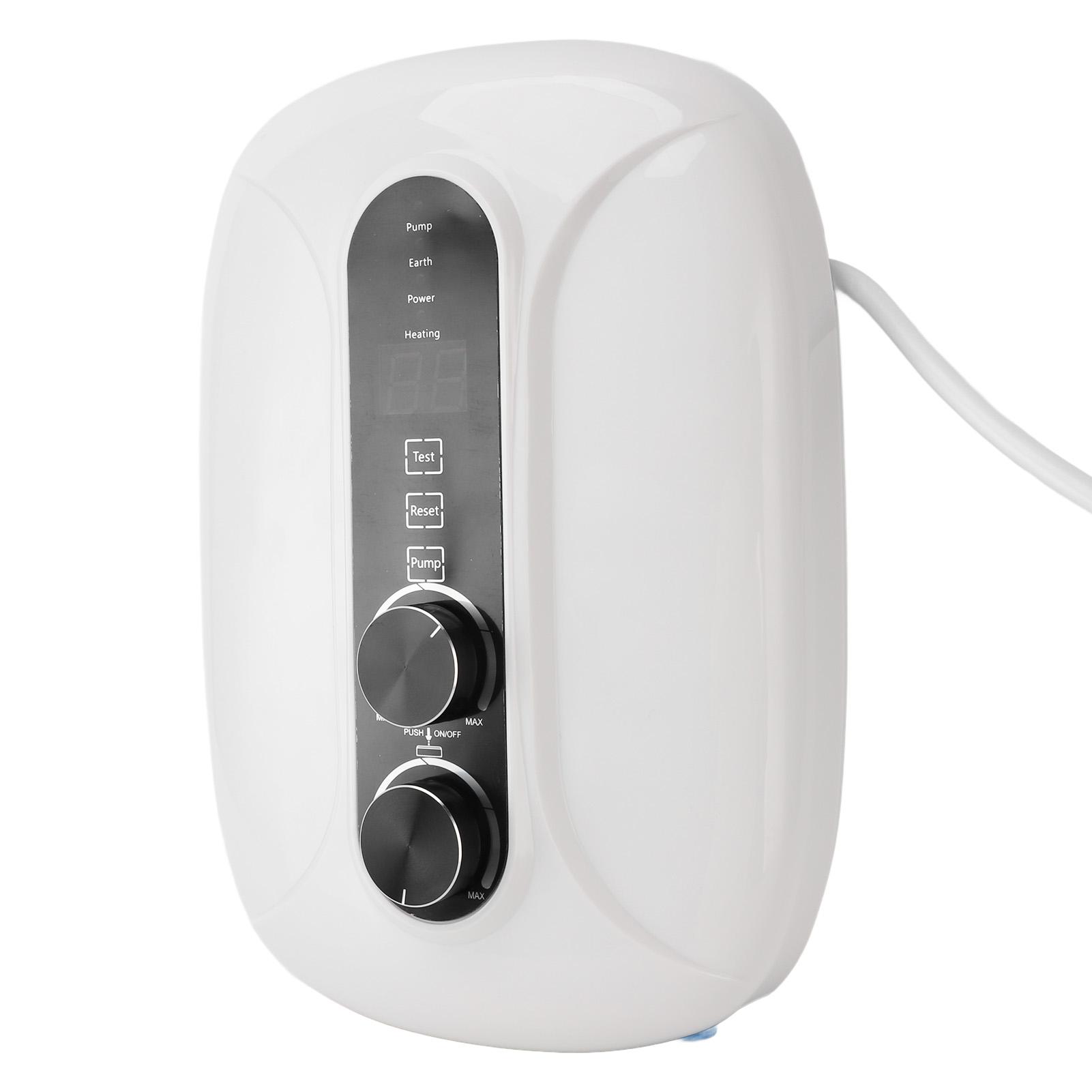 Электрический проточный водонагреватель 5500 Вт Быстрый нагрев Интеллектуальный мини-водонагреватель с LED-дисплеем температуры для