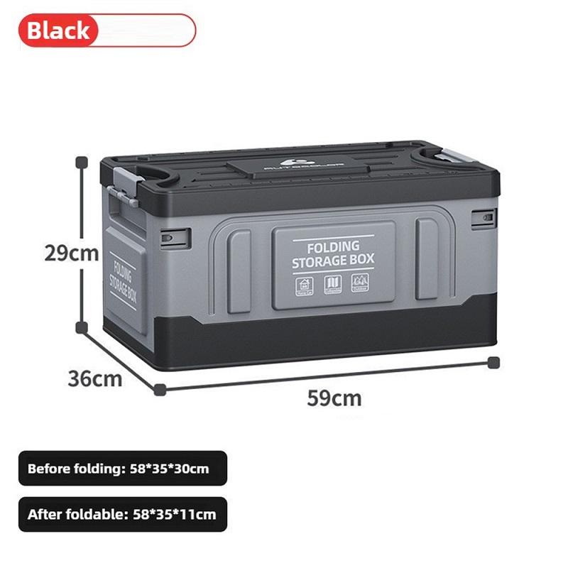 Outdoor Folding Storage Box, Multipurpose Organizer Box, Portable Large-capacity Camping Box, Car Trunk.
