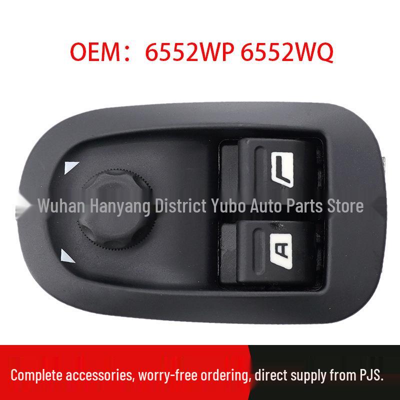 

6552WP/6552WQ Front Window Regulator Switch for Citroen Peugeot 206, OE Quality 6552WQ
