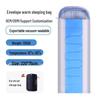 Outdoor Camping Portable Envelope Sleeping Bag - Dirt-Proof, Warm, Thick, Pure Cotton for Adults