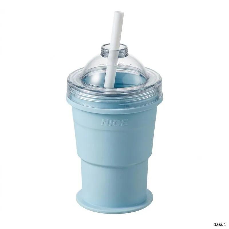 Silicone Cup - Reusable Flexible Ice for Freezer, Portable Travel Ice Maker