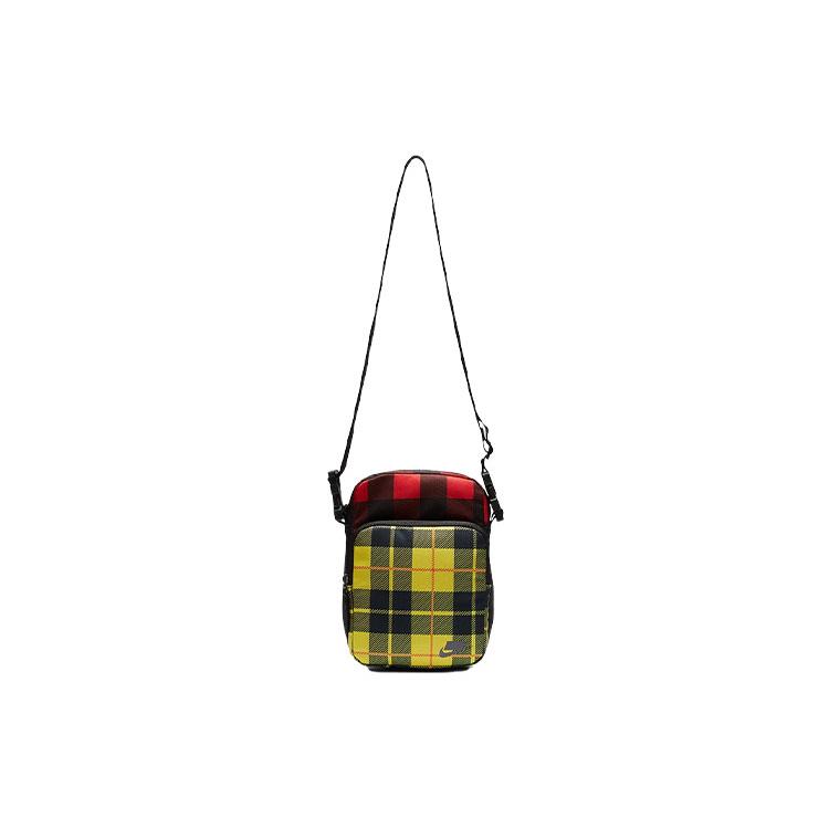 New Nike Heritage Polyester Shoulder Bag Crossbody Bag Regular Unisex Red Yellow Multicolor BA5899-010