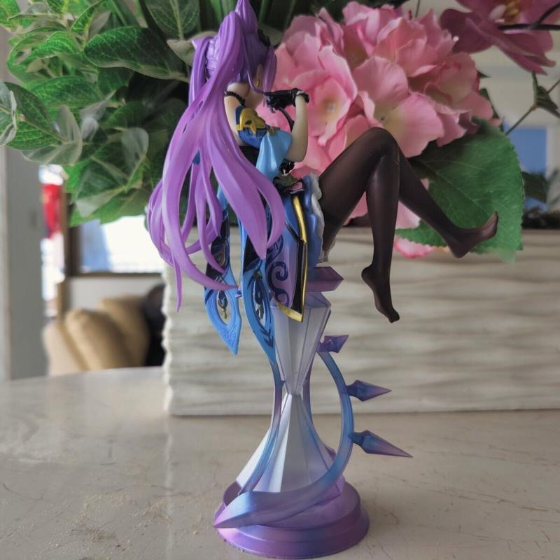 Anime Girl Keqing 21cm PVC Model Collection Decoration Figure Doll Toy No Box