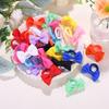 1 Baby Color Mixed Bow Headband Set Suitable All Seasons,mini Bow Design Cute Playful Material Soft Not Damaging Hair