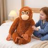 Stuffed Doll Monkey Plush Toy Realistice Orangutan Plush Doll Large Plush Monkey Doll  Baby Toys