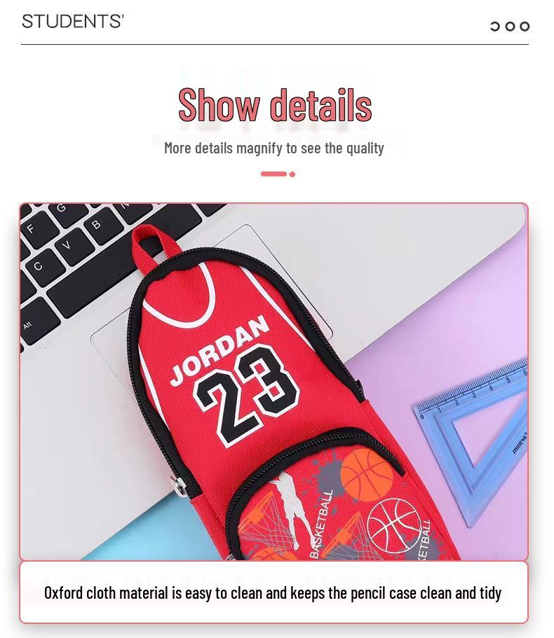 Student Pencil Case with High Capacity for Pencils, Fountain Pens, and Gel Pens