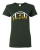 Fan Of City of Green Bay Football Yellow Heart Script Writing Women TShirt Unisex T-Shirt