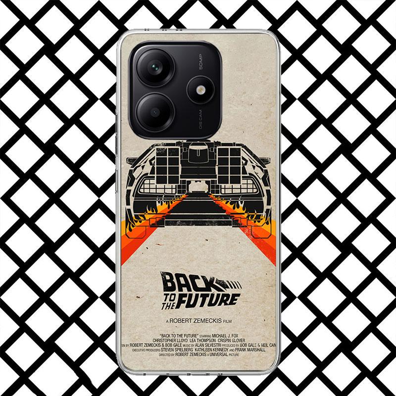 Back To The Future TV Phone Case for Xiaomi Redmi Note 15 14 14S 13 12 12S 11 Pro Plus 11E 11T 11S 10S 5G Soft Cover Fundas Redm