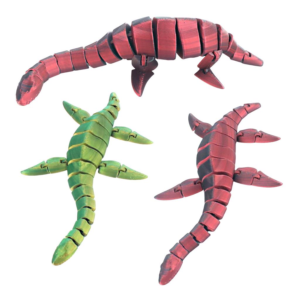 3D Printed Long Necked Dragon, Joint Movable Toy, Novel Dragon Ornament, Decorative Gift