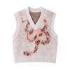 Spring 2025 Women's Brushed Jacquard Knit Vest - Simple & Elegant