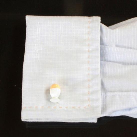 Kamakura Cufflinks Workshop Boiled Egg Cufflinks Cf1145