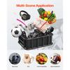 SucceBuy Rear Bike Basket Medium Bicycle Basket with Cargo Net Liner & Waterproof Cover for Adult Carrying Pets Fruit & Grocery