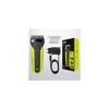 Elektrisk barbermaskin - BRAUN - 300BT Gul - Trådløs - Oppladbart batteri - Hoder x 6
