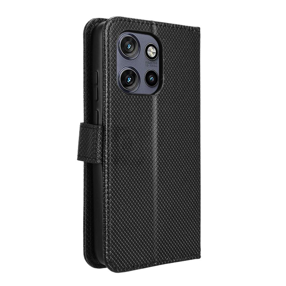For Motorola Thinkphone 25 5G/Edge 50 Neo 5G/Moto S50 5G Case PU Leather Diamond Texture Wallet Phone Cover