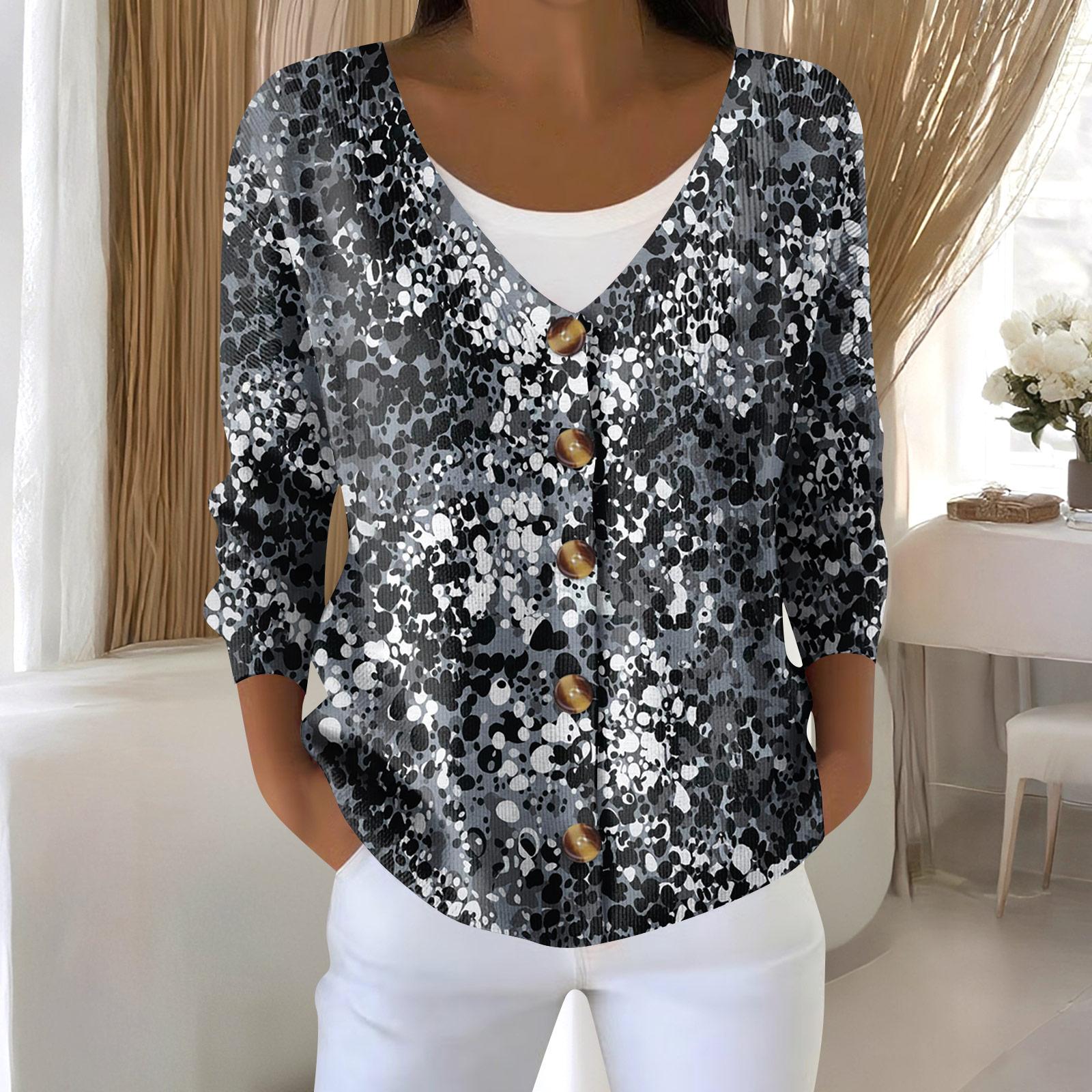 

Женская мода с длинным рукавом, рождественский принт «Снеговик-снежинка», куртка, кардиган L