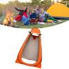 Automatic Pop Up Tent Portable Privacy Shower Tent Spacious Dressing Changing Room for Camping Hiking Beach Orange