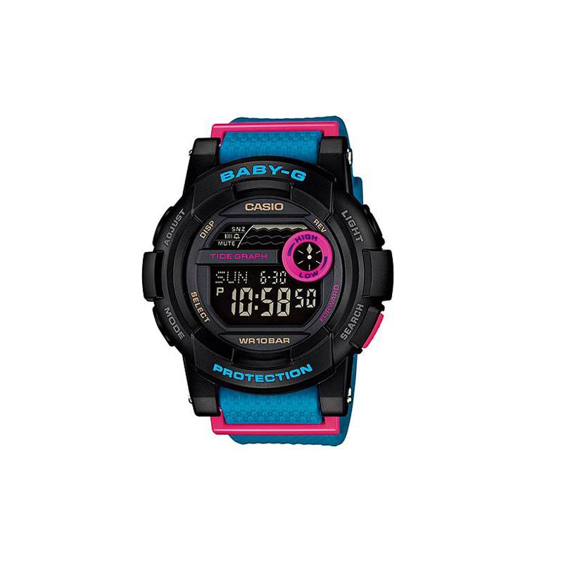 

Casio CASIOBABY-G Series Outdoor Sports Vibrant Color Color Waterproof Quartz Movement Resin Strap Japanese and Korean Watch Women’s BGD-180-22021 чорний