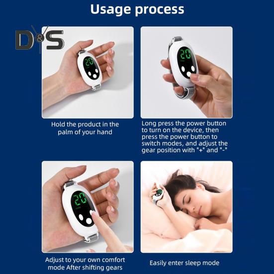 Schlafhilfegerät, Linderung von Schlaflosigkeit, Angsthelfer, tragbares Schlafgerät, Handheld-Niederfrequenz-Impuls der Mikrostrom-Schlafmaschine für das Home Office