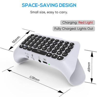 Wireless Keyboard for Sony PS5 Controller, Bluetooth 3.0 Mini Chatpad Message Game